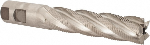 Roughing End Mill: 1" Dia, 5 Flutes, Single End, Cobalt