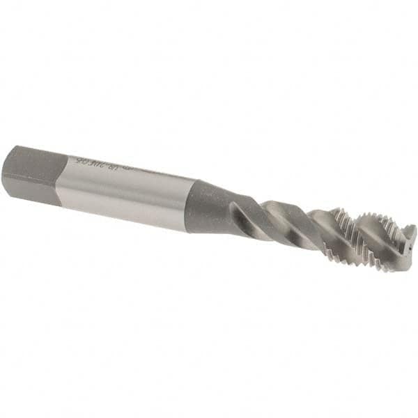 OSG 2941800 Spiral Flute Tap: 3/8-24, UNF, 3 Flute, Modified Bottoming, Vanadium High Speed Steel, Bright/Uncoated 