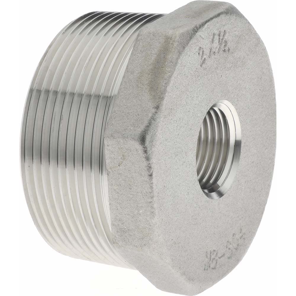 Merit Brass K414-3208 Pipe Bushing: 2 x 1/2" Fitting, 304 Stainless Steel Image