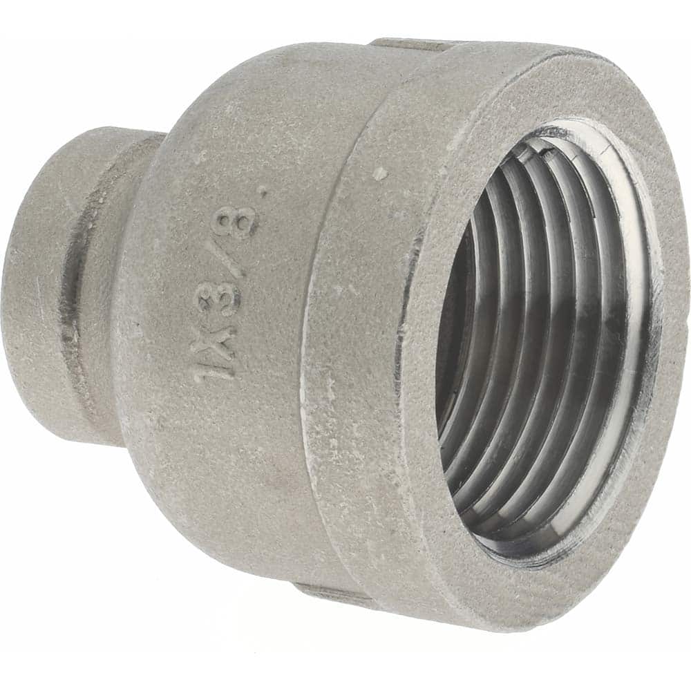 Pipe Reducer: 3/4 x 1/2 Fitting, 316 Stainless Steel