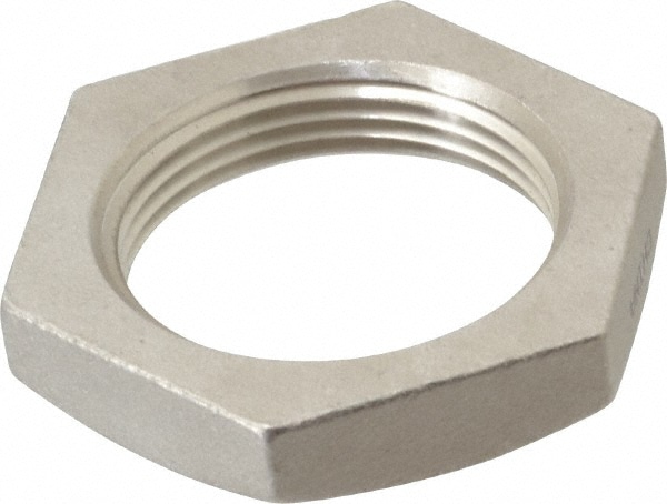 Merit Brass K419-20 Pipe Locknut: 1-1/4" Fitting, 304 Stainless Steel Image