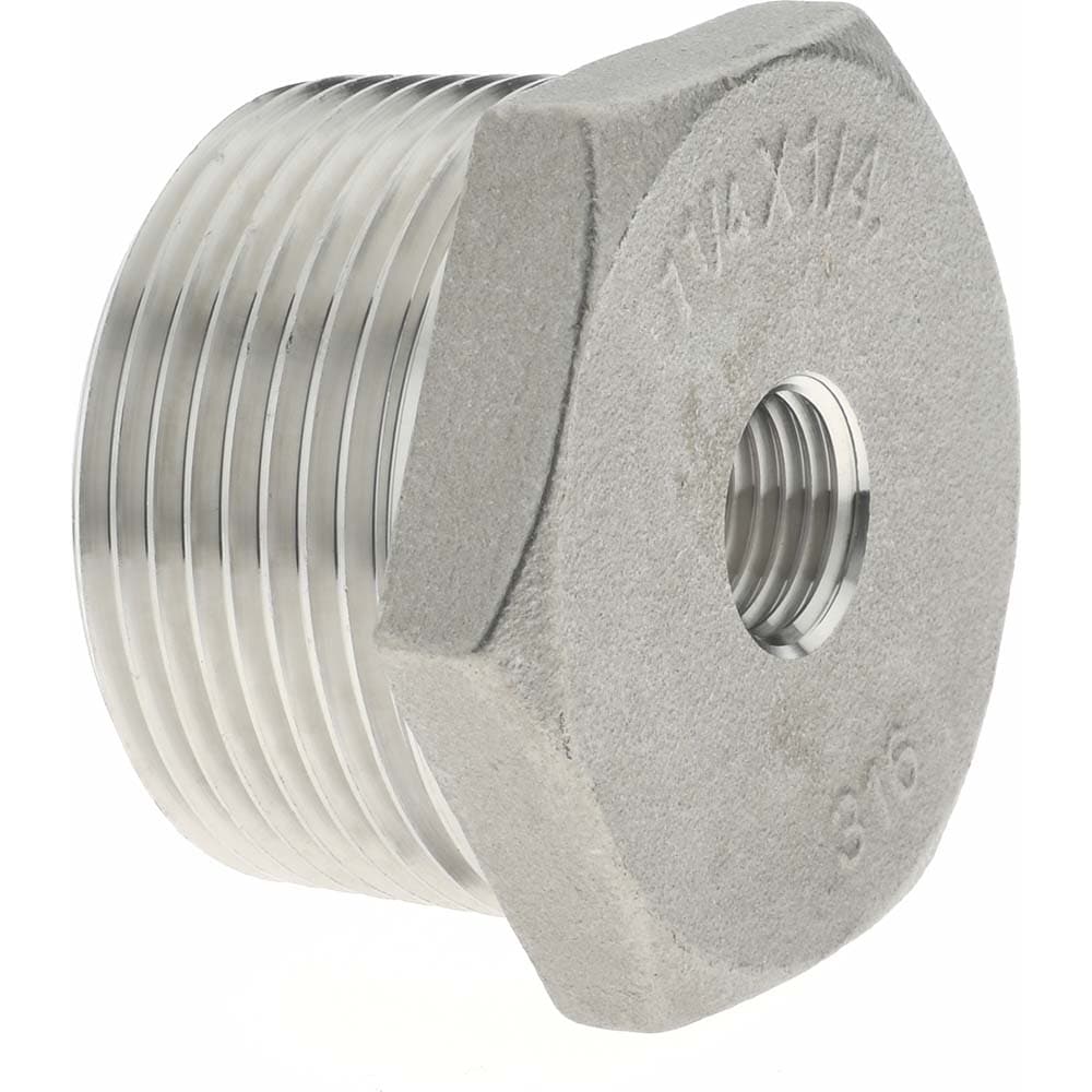 Merit Brass K614-2004 Pipe Bushing: 1-1/4 x 1/4" Fitting, 316 Stainless Steel Image