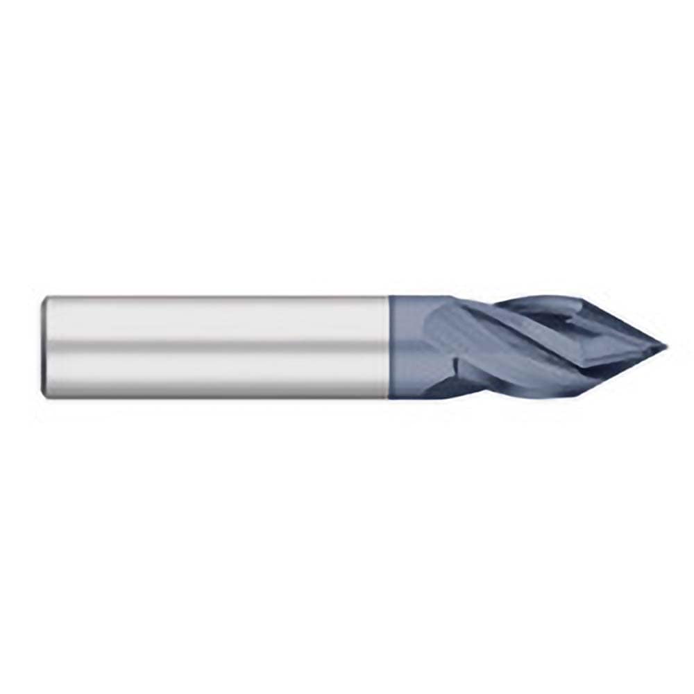 Titan USA TC34916 Drill Mill: 1/4" Dia, 3/4" LOC, 4 Flutes, 60 ° Point, Solid Carbide 