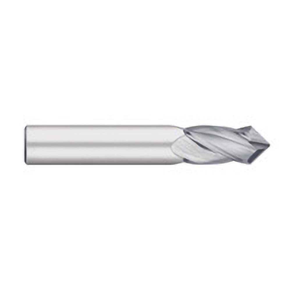 Titan USA TC34116 Drill Mill: 1/4" Dia, 3/4" LOC, 4 Flutes, 90 ° Point, Solid Carbide 