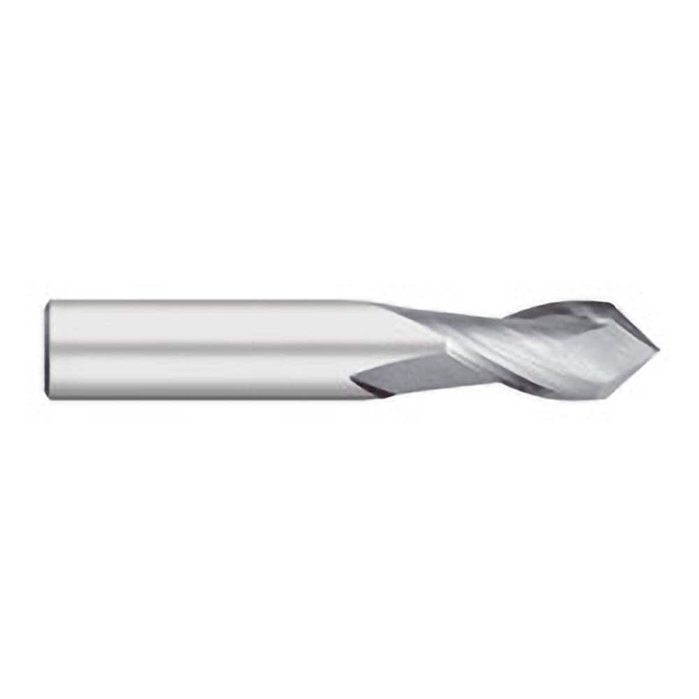 Titan USA TC32024 Drill Mill: 3/8" Dia, 1" LOC, 2 Flutes, 90 ° Point, Solid Carbide 
