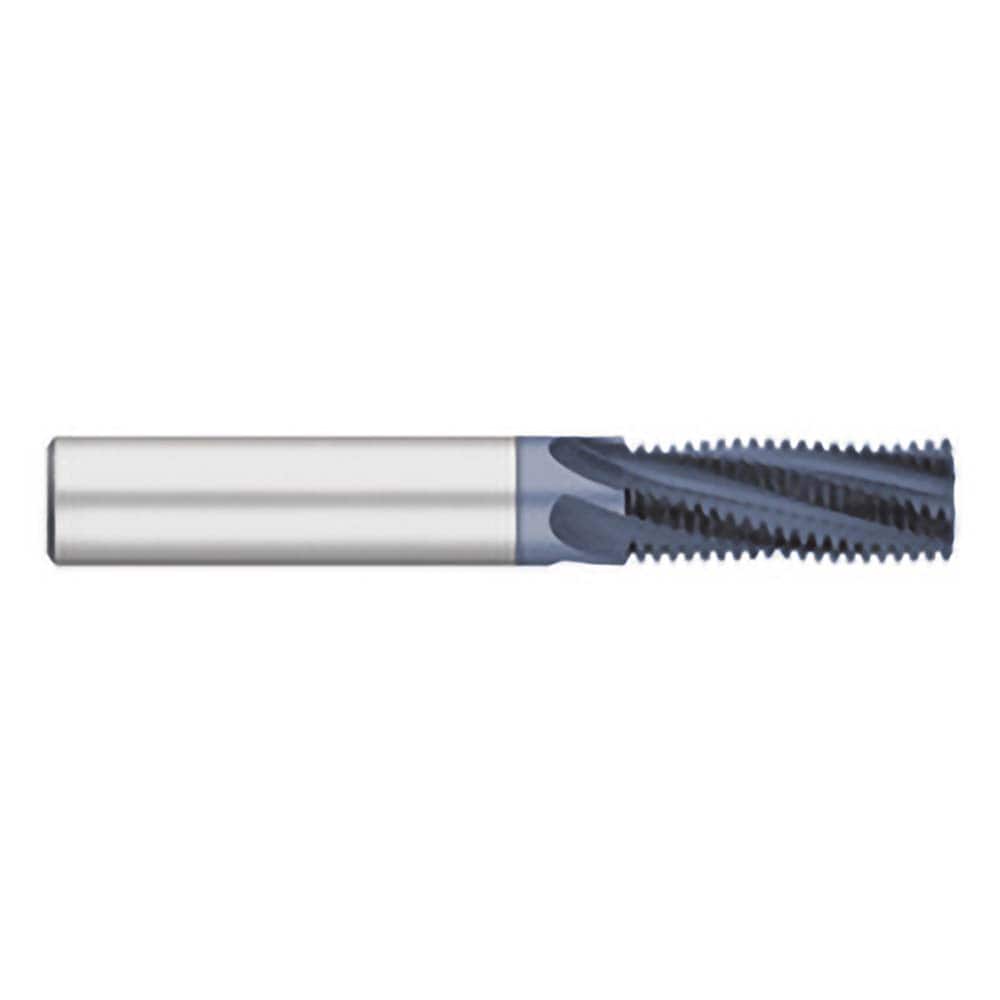 Titan USA TC84636 Helical Flute Thread Mill: Internal & External, 4 Flute, 5/16" Shank Dia, Solid Carbide 