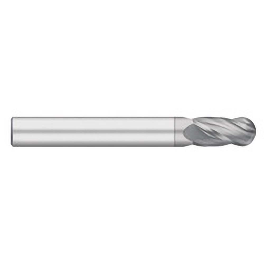 Titan USA Ball End Mill 5/8" Dia, 21/4" LOC, 4 Flute, Solid Carbide MSC Industrial Supply Co.