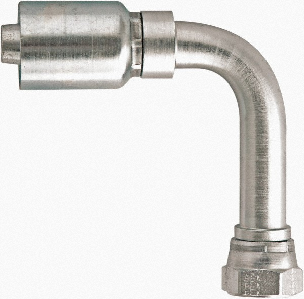 Hydraulic Hose Long Drop Female JIC Swivel 90 ° Elbow: 12 mm, 1-1/16-12, 5,000 psi