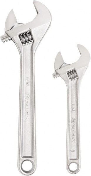 Crescent AC2812VS Adjustable Wrench Set: 2 Pc, Inch 