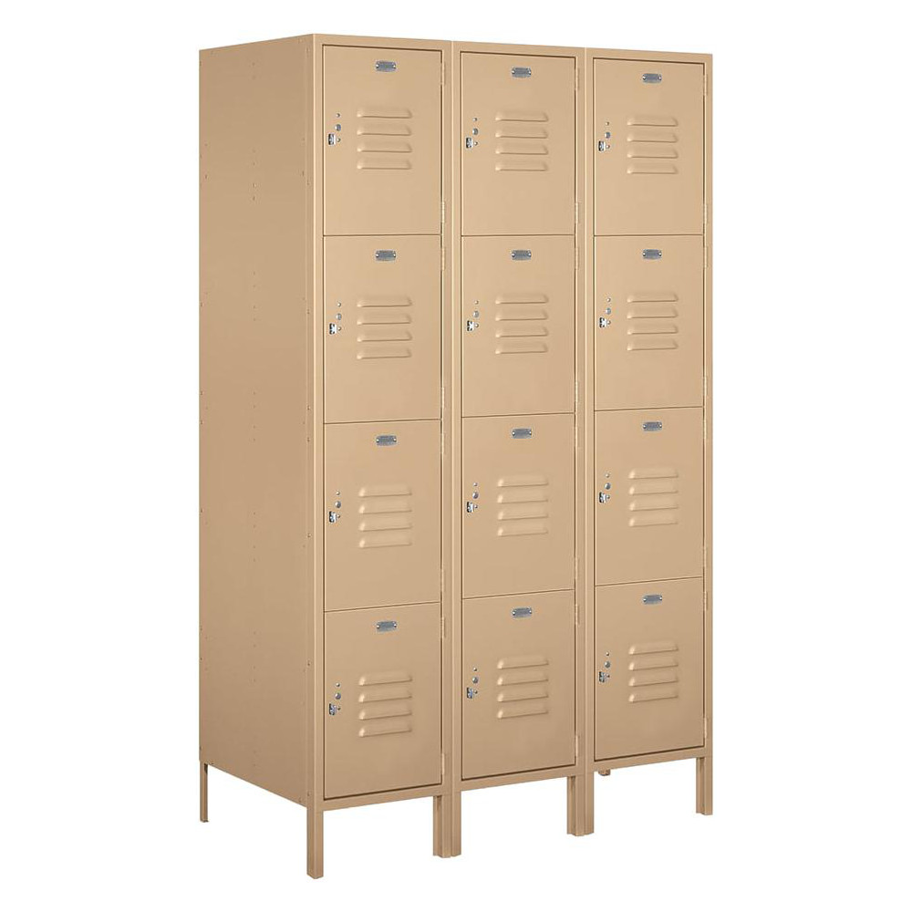Hatcher Locker Salsbury Industries - 3-Wide Locker: 54