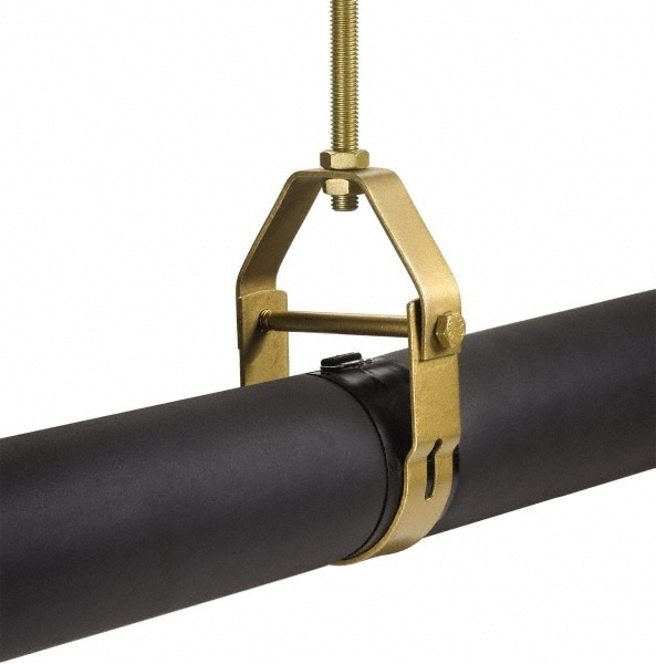 2-5/8" Pipe, Zinc Plated Steel Clevis Mount Insulation Coupling