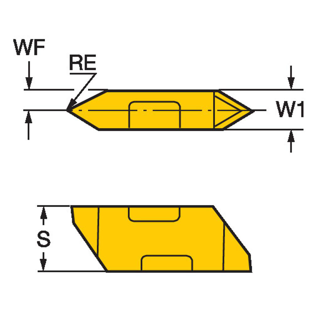 Sandvik Coromant Threading Insert TLT3R 1125, Carbide MSC Industrial Supply Co.