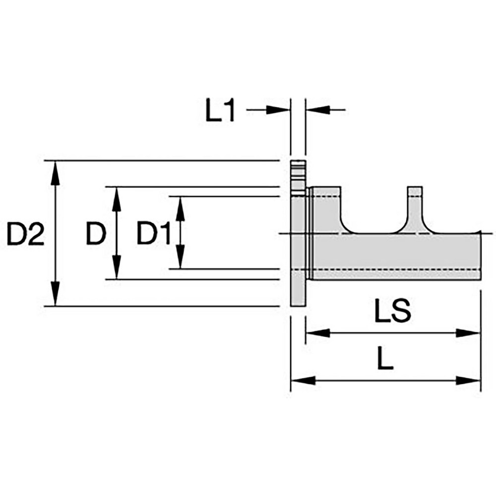 Kennametal - Boring Head Shank Extensions & Reductions: Type: Reducer ...