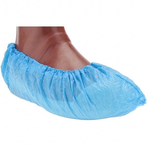 Shoe Cover: Polyethylene, Blue