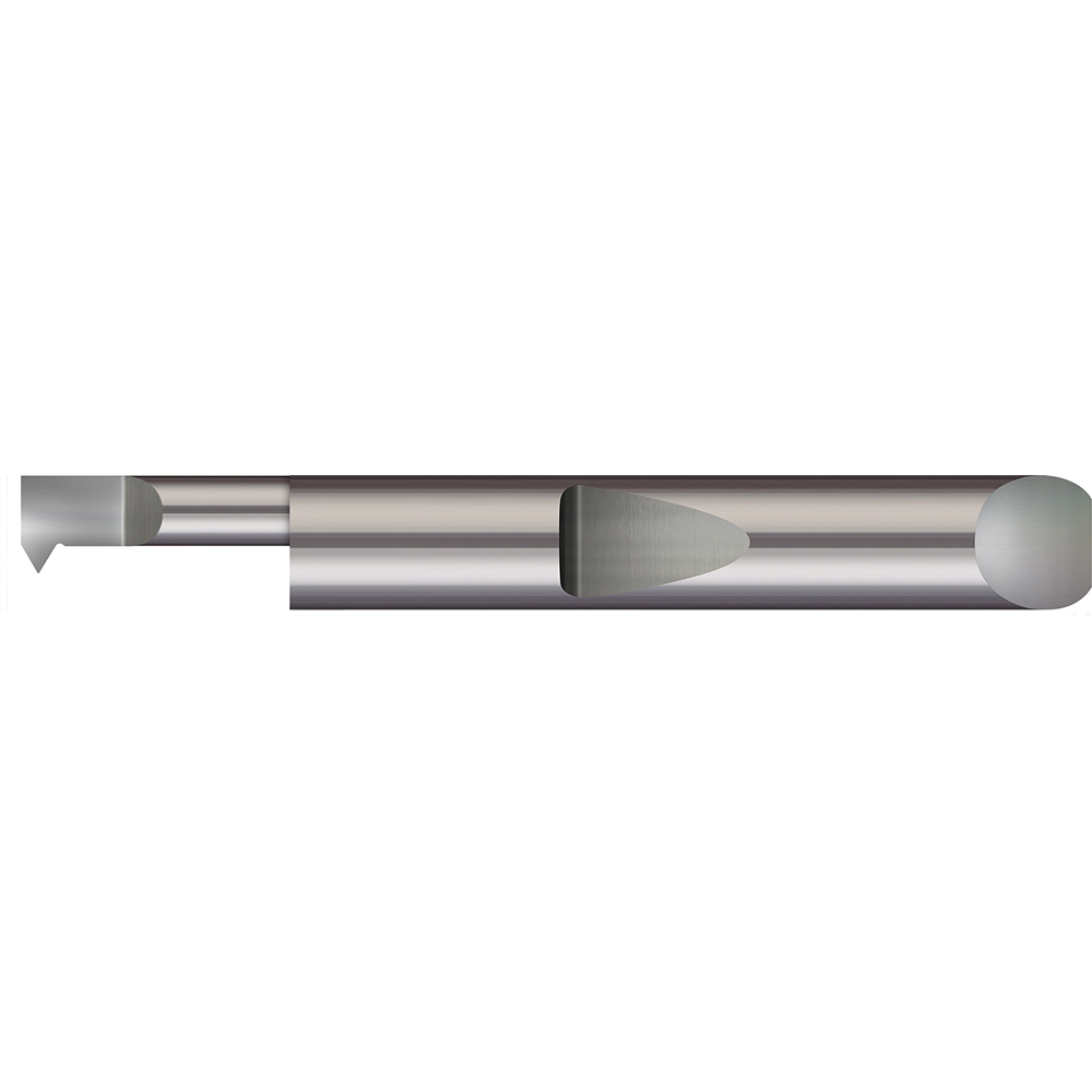 Single Point Threading Tool: 0.29" Min Thread Dia, 14 to 40 TPI, 1" Cut Depth, Internal, Solid Carbide - 5/16" Shank, 2-1/2" OAL, 60 &deg; Profile, 0.07" Projection from Edge, Bright/Uncoated
