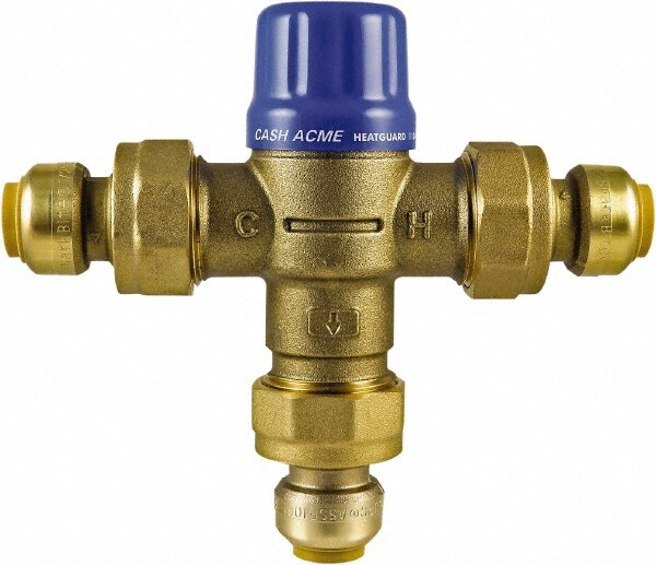 3/4" Pipe, 145 Max psi, Brass Water Mixing Valve & Unit
