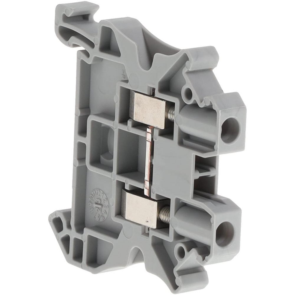 1 Pole, 1,000 Volt, 41 Amp, -40 to 266°F, DIN Rail Mount, Polyamide Passthrough Terminal Block