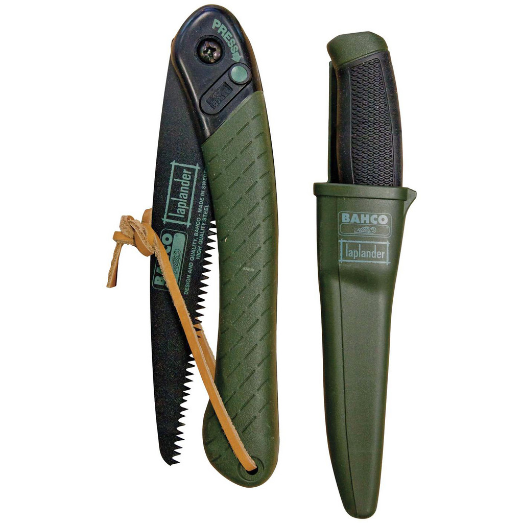 Bahco Knife Sets: Hobby Knife Set, Utility Knife Set, Knife & Blade Set, 2.000, Folding saw & multipurpose knife, 4 | Part #BAHLAP-KNIFE