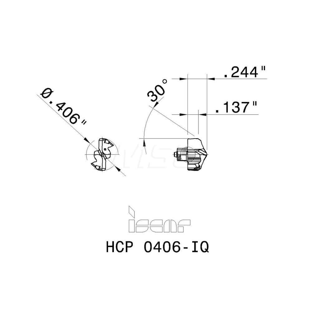 高価な購入 イスカル H3P 232-IQ（IC908） ロジック3カム ヘッド H3P