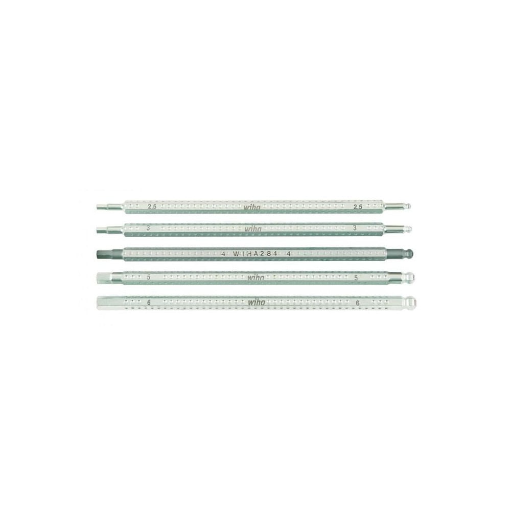 Wiha 28476 5 Piece Hex Drive Bit Set Image