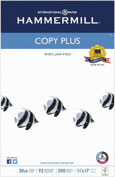Hammermill Office Machine Supplies: Copy Paper, White - Use w/ Copiers, Fax Machines, Laser Printers & Multifunction Machines | Part #HAM105023