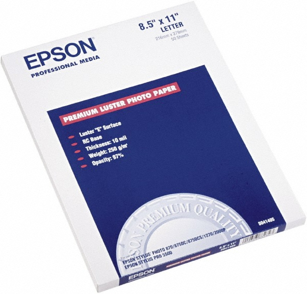 Epson White Photo Paper 33390824 MSC Industrial Supply