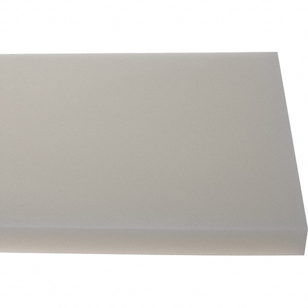 Made in USA - Plastic Sheet: Polypropylene, 1″ Thick, 24″ Long