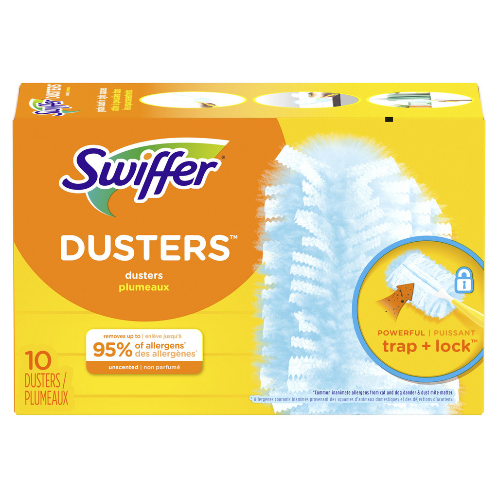 Swiffer Swiffer Dusters 180 MultiSurface Duster Refills 10 Count  6 OAL Light Blue  Part PGC21459BX