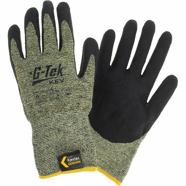 PIP 09-K1600/M Cut-Resistant Gloves: Size M, ANSI Cut A7, Foam Nitrile, Kevlar 