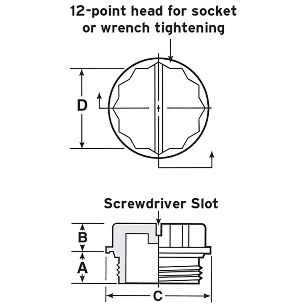 Caplugs 100 Qty 1 Pack Rectangular Head Plug 31992894 MSC