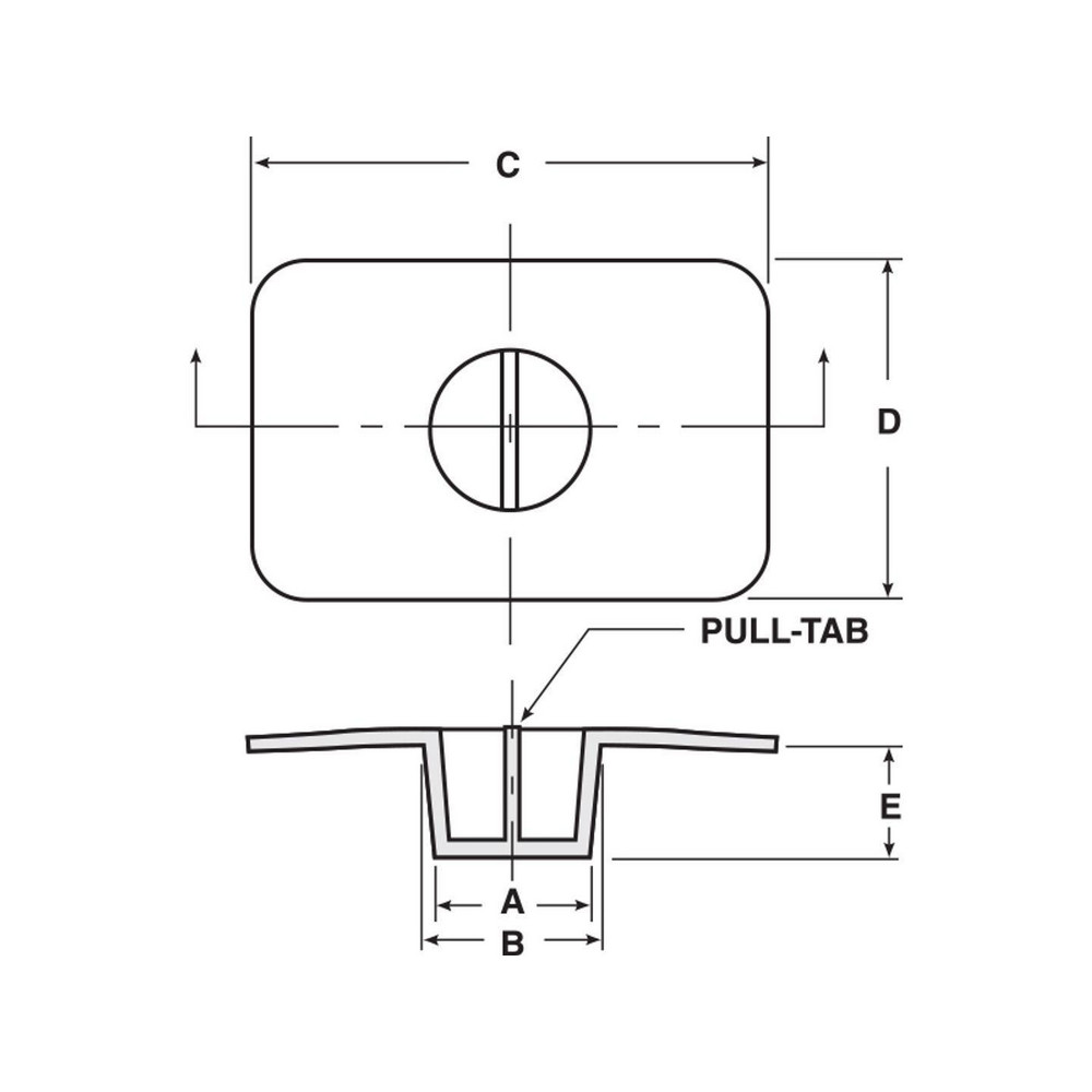 Caplugs - Flange Plug: Round with Rectangular Flange Head | MSC Direct