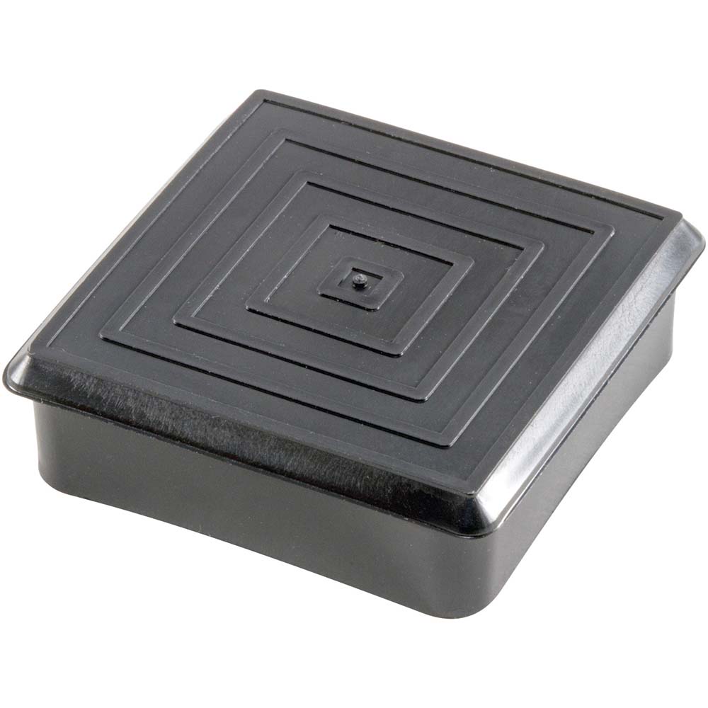 Caplugs 2500 Qty 1 Pack Square Finishing Plug for 11 Gauge Panels