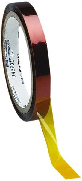 Caplugs SH-10310 High Temperature Masking Tape: 1" Wide, 36 yd Long, 2.5 mil Thick, Amber 