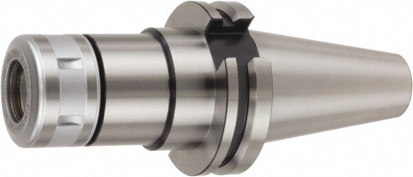 Collet Chuck: 2.75 to 16 mm Capacity, Slim Chuck Collet, 40 mm Shank Dia, Taper Plus Shank