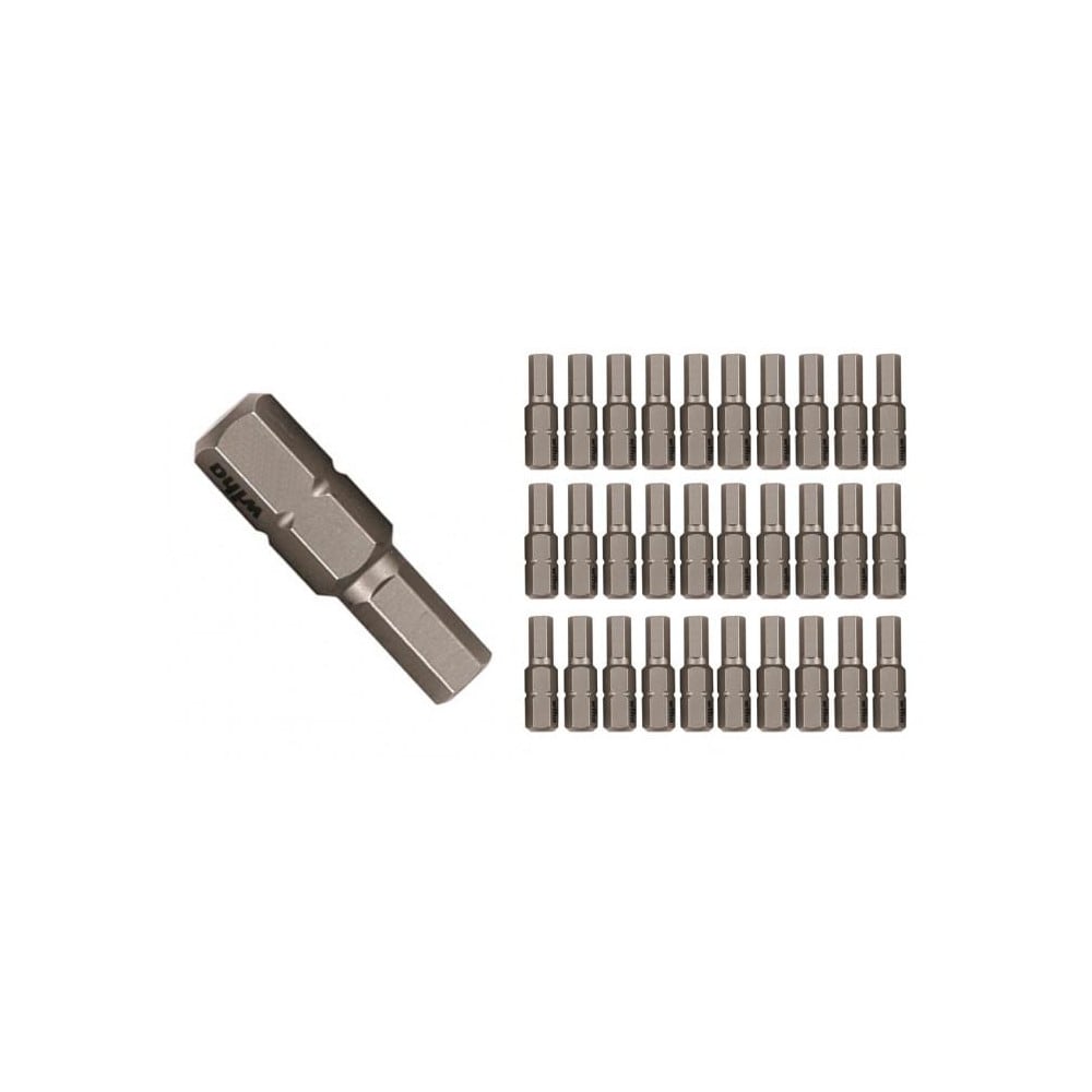 Hex Screwdriver Insert Bit: 1/4" Drive, 9/64" Hex