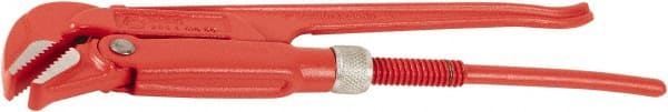 Wiha 32976 Plier Pipe Wrench: 22-1/2" OAL, Hardened Steel 