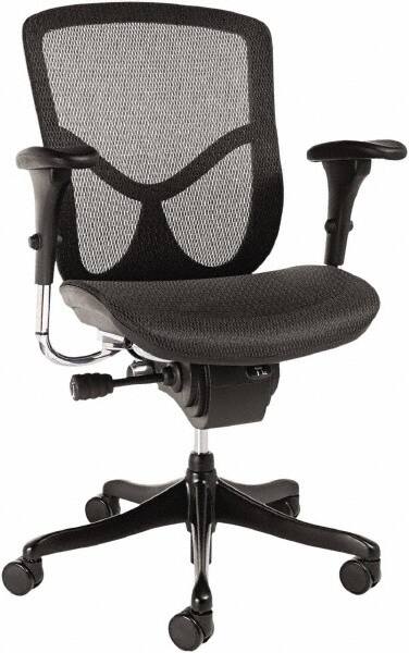 Task Chair: Breathable-A-Grade Black Mesh, Black