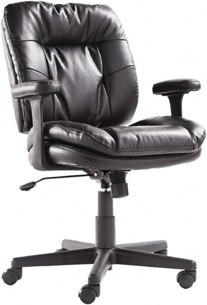 Task Chair: Soft Leather, Black