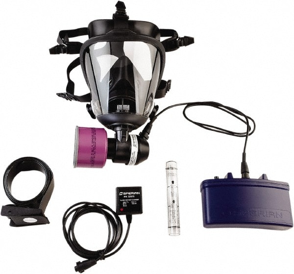 PAPR Full Facepiece: Battery, Blower, Face Shield, HEPA Filter