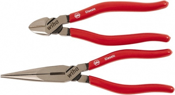 Wiha - Plier Set: 2 Pc, Cutting Pliers - 33590423 - MSC Industrial