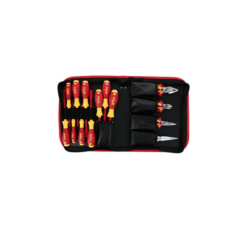Combination Hand Tool Set: 14 Pc, Insulated Tool Set