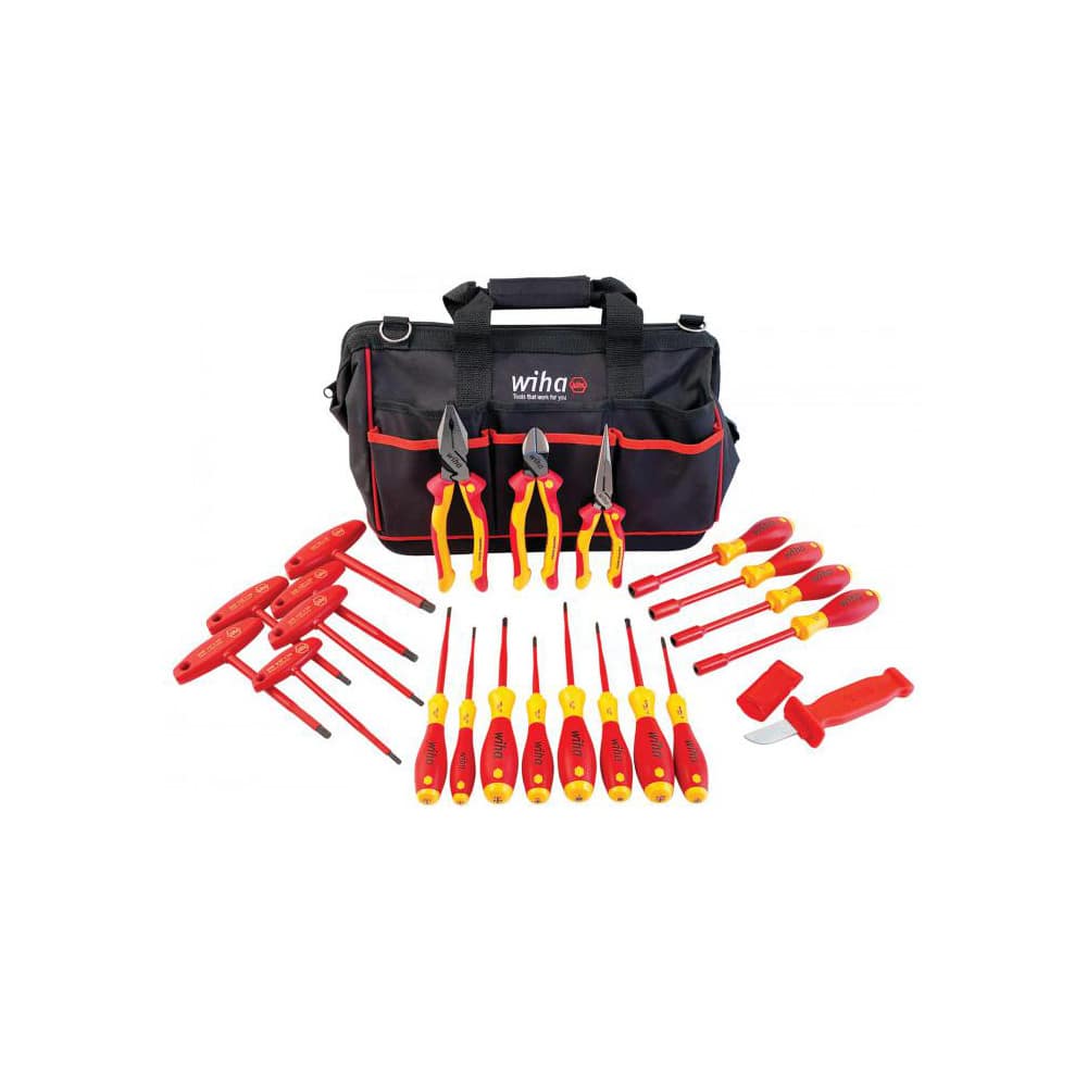Combination Hand Tool Set: 22 Pc, Insulated Tool Set