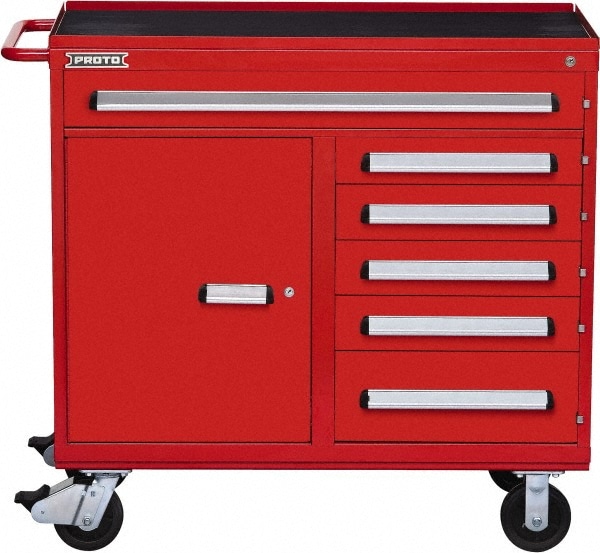 PROTO J564542-6RD-1S Steel Tool Roller Cabinet: 6 Drawers Image