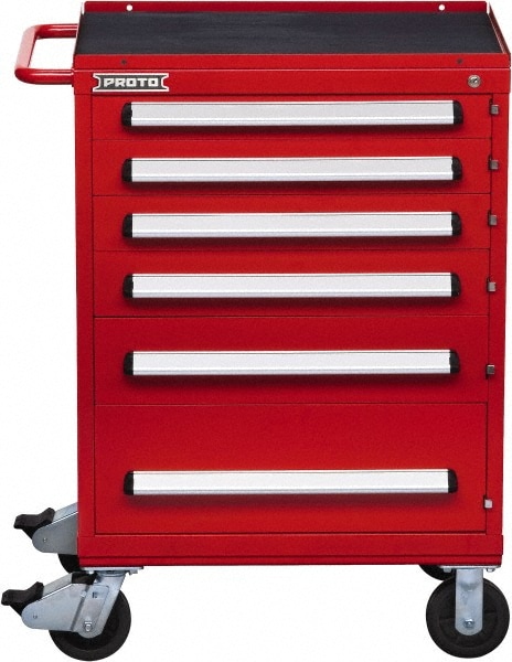 PROTO J563042-6RD Steel Tool Roller Cabinet: 6 Drawers Image