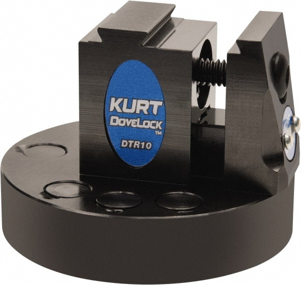 Kurt DTR10 Modular Dovetail Reversible Vise: 1 Jaw Width, 1-3/8 Jaw Height, 0.8 Max Jaw Capacity Image