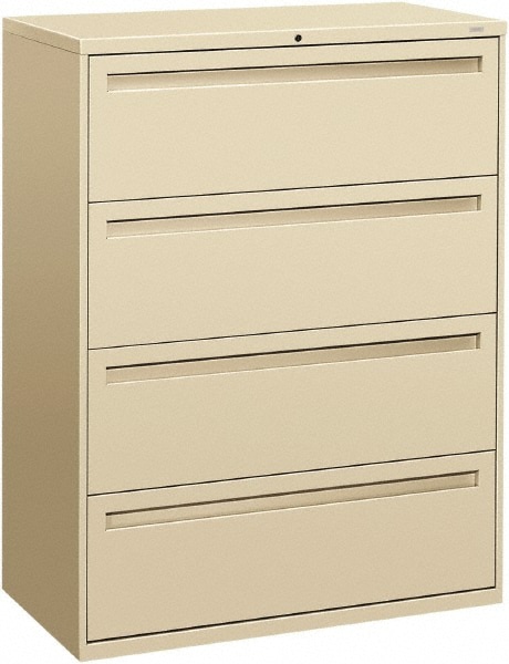 Hon 42 Wide X 53 1 4 High X 19 1 4 Deep 4 Drawer Lateral File