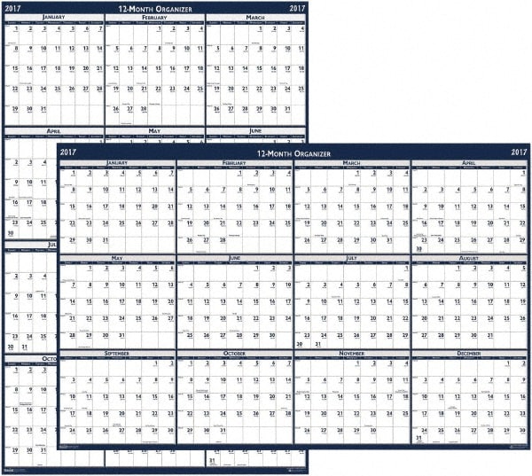 House of Doolittle - Wall Calendar: 1 Sheet, Blue Paper | MSC Direct