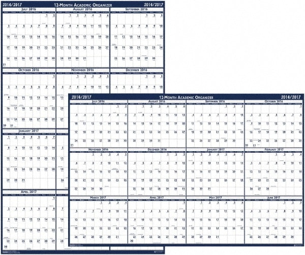 House of Doolittle - Erasable Wall Planner: 1 Sheet | MSC Industrial ...