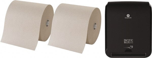 Hard Roll of 1 Ply Brown Paper Towels