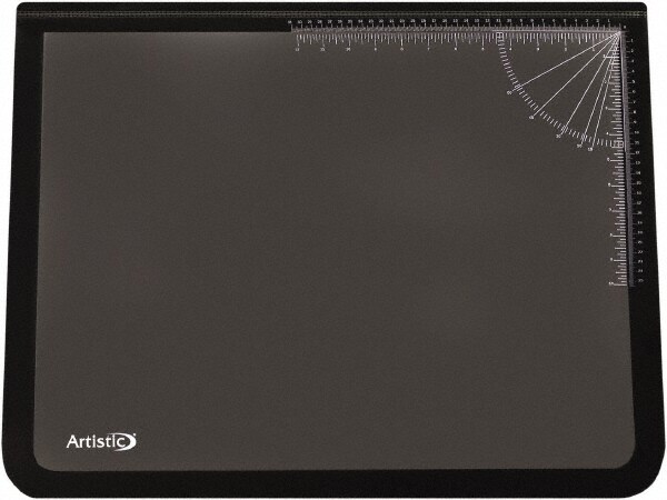 Desktop Organizer Desk Mat: Black